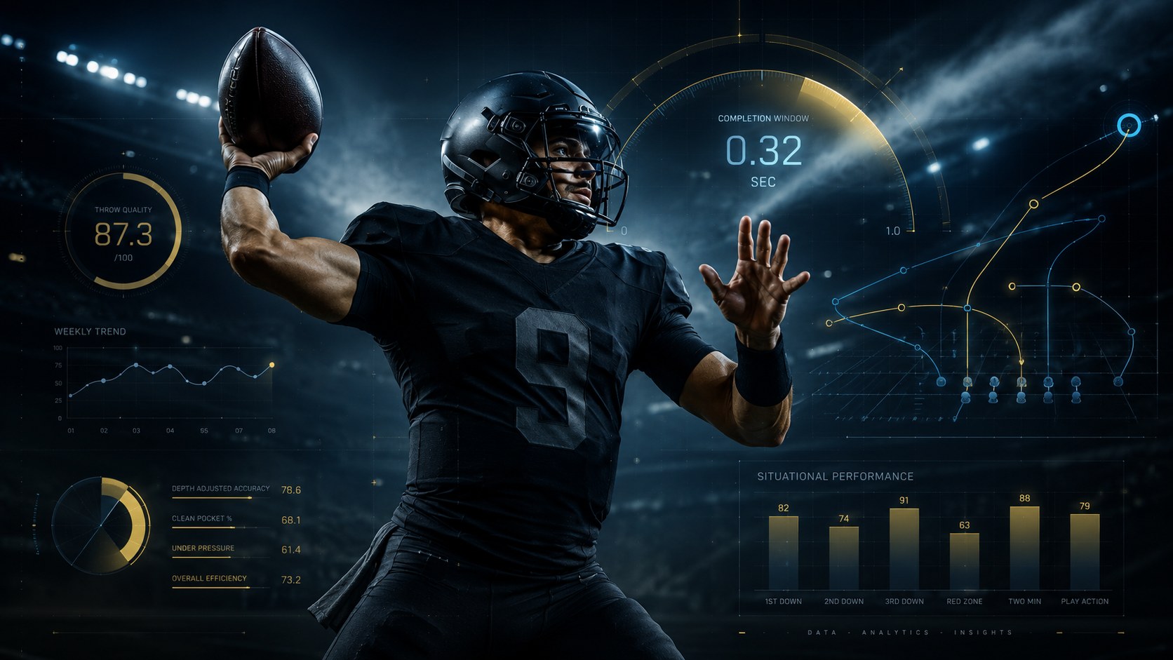 The Quarterback Chapter: Clean Sheets, Clipboard Legends, and the Sack-Rate Tell